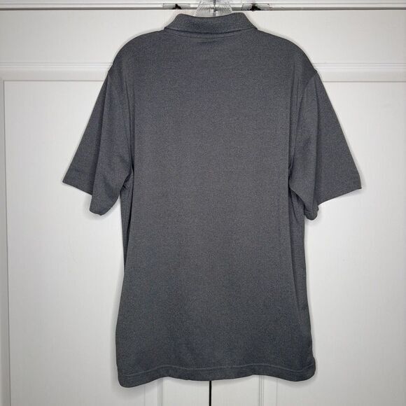Greg Norman for‎ Tasso Elba Five Iron Polo Shirt Gray Size S Play Dry Mens Golf - Picture 4 of 8